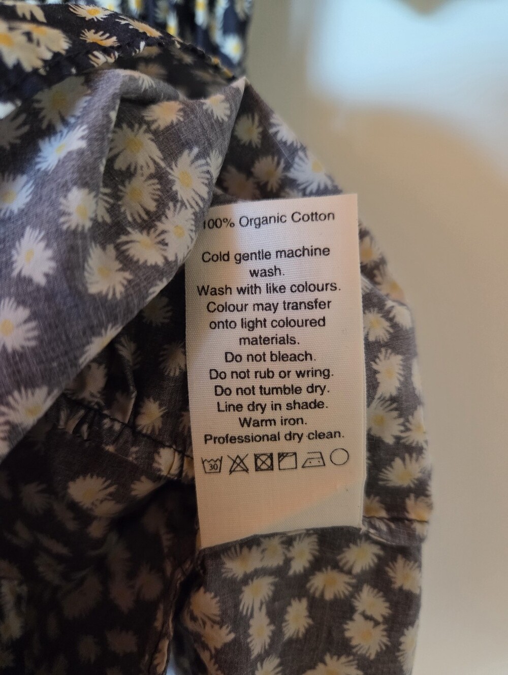 NWOT Matteau Shirred Peasant Puff Sleeve Mini Dress In Midnight Daisy - Picture 8 of 10